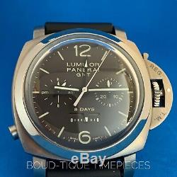 Panerai Luminor 1950 Chrono Monopulsante 8-Days GMT Titanium Manual PAM311