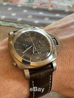 Panerai Luminor 1950 Chrono Monopulsante 8-Days GMT Titanium Manual PAM311