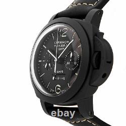 Panerai Luminor Chrono Monopulsante 8 Days GMT Manual Ceramic Mens Watch PAM 317