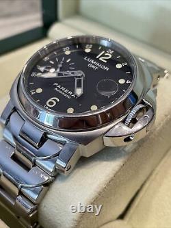 Panerai Luminor GMT Automatic 40mm Stainless Steel Watch PAM 00160