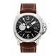 Panerai Luminor GMT Automatic Steel 44mm Black Dial Watch Strap PAM 88