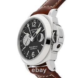 Panerai Luminor GMT Automatic Steel 44mm Black Dial Watch Strap PAM 88