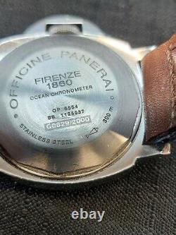 Panerai Luminor GMT Firenze 1860 Chronometer #829/2000 Watch (Only 2k in world)