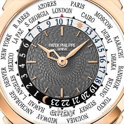 Patek Philippe Complications World Time Wristwatch 5230R-012 Rose Gold