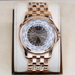 Patek Philippe Grand Complications World Time 5130/1r-011 Rose Gold 39.5mm 2014