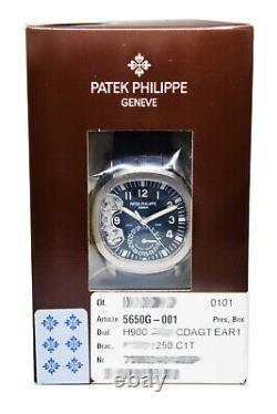 Patek Philippe NEW Aquanaut Advanced Research 18k White Gold 5650G DOUBLE SEALED