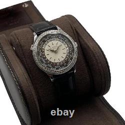 Patek Philippe World Time Complications 18K White Gold Automatic Watch 7130G-001