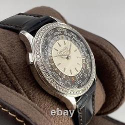 Patek Philippe World Time Complications 18K White Gold Automatic Watch 7130G-001