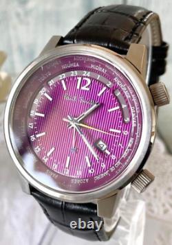 Paul Smith GMT World Time Men watch Design Wristwatch Working Fashion Used
