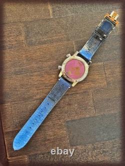 Paul Smith Masterpiece GMT World Time Watch Leather Band Map Backcase