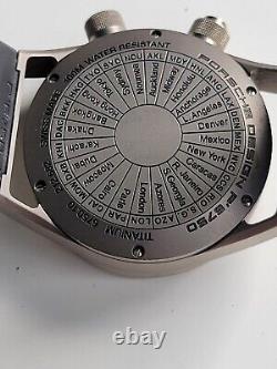 Porsche Design P6750.10.24.1180 World Timer GMT AUTO TITANIUM 45MM MEN'S WATCH