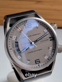 Porsche Design P6750.10.24.1180 World Timer GMT AUTO TITANIUM 45MM MEN'S WATCH