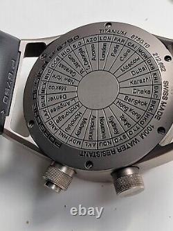 Porsche Design P6750.10.24.1180 World Timer GMT AUTO TITANIUM 45MM MEN'S WATCH