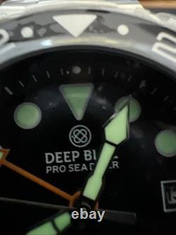 Pro Sea? Diver 1000m Gmt? Automatic Black Bezel Black Dial? (bns)