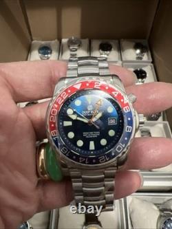 Pro Sea? Diver 1000m Gmt? Automatic Black Bezel Blue Dial? (bns)