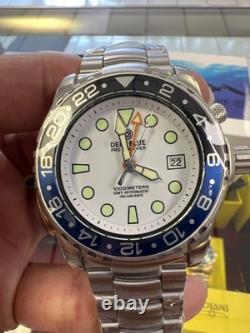 Pro Sea? Diver 1000m Gmt? Black /blue Bezel? White Dial (bns?)