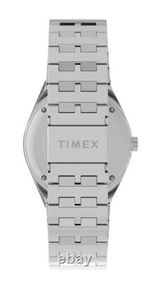 Q Timex GMT Stainless Steel Bracelet Watch Men's New TW2V38000VQ