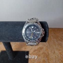 RARE Citizen Eco-Drive GMT B876 S005213 44.5 mm South west style sterling bands