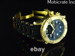 RARE Invicta Mens 50mm Sea Spider Ana-Digi GMT Alarm Chronograph Gold Tone Watch