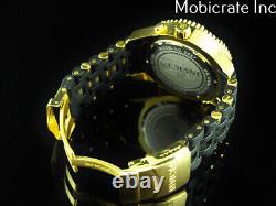 RARE Invicta Mens 50mm Sea Spider Ana-Digi GMT Alarm Chronograph Gold Tone Watch