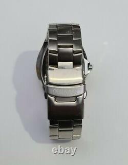 RARE Pulsar by SEIKO GMT PERPETUAL STAINLESS STEEL WATCH WHITE 8F56-X001 Read