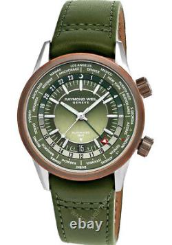 RAYMOND WEIL Freelancer GMT Worldtimer 41MM AUTO Men's Watch 2765-SBC-52001