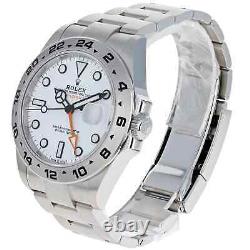 ROLEX 2023 Explorer II 226570 Polar White Dial 42 mm NEW