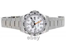 ROLEX 2023 Explorer II 226570 Polar White Dial 42 mm NEW