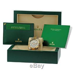 ROLEX Stainless Steel & 18K Yellow Gold 42mm Sky Dweller 326933 Box MINTY 2017