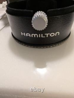 Rare Blue Dial Hamilton Khaki Navy GMT Automatic H776550 Men's Swiss Watch