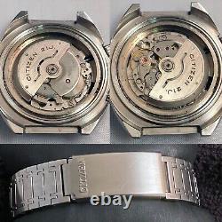 Rare Citizen 68-0516 World Time GMT Automatic Silver Dial 1970s working great