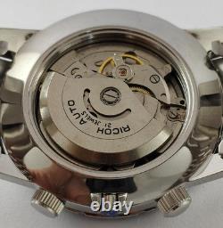 Rare Ricoh World Time GMT-61215A Automatic 21J Fully Working Order Men's Watch