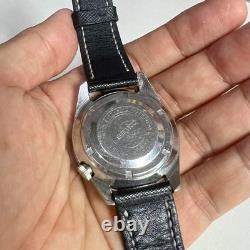 Rare Seiko GMT World Time Automatic 6217 7000 Tokyo White Dial Vintage Watch Men
