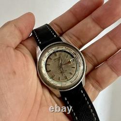 Rare Seiko GMT World Time Automatic 6217 7000 Tokyo White Dial Vintage Watch Men