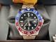 Rare Stuhrling GMT 3968 Pepsi Mens Dive Watch Stainless Analog Luxury Jubilee