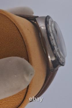Rare Vintage SANDOZ GMT World Time Internal Rotating Bezel Compressor Watch