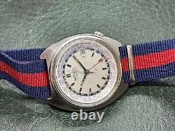 Rare Vintage Seiko 6117-6400 GMT World Time Automatic ALL ORIGINAL, MARCH 1974