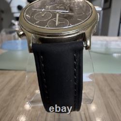 Rare Vintage Seiko Quartz World Timer 5t52-6a39 Gmt Alarm 37mm Men's Watch
