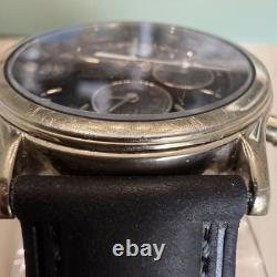Rare Vintage Seiko Quartz World Timer 5t52-6a39 Gmt Alarm 37mm Men's Watch