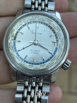 Rare Vintage Seiko World Time 6217 7000 GMT Tokyo Olympics