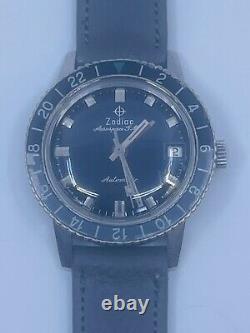 Rare Vintage Zodiac Aerospace GMT 752 934B world time version