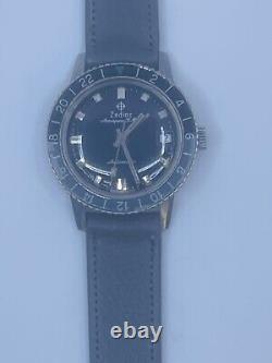 Rare Vintage Zodiac Aerospace GMT 752 934B world time version