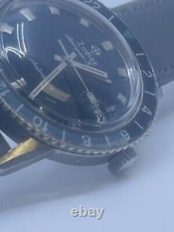 Rare Vintage Zodiac Aerospace GMT 752 934B world time version