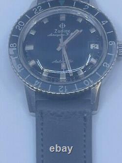 Rare Vintage Zodiac Aerospace GMT 752 934B world time version