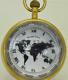 Rare antique Revue Thommen GMT World Time ball watch c1900's. Demonstator back
