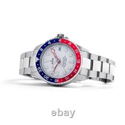 Ratio FreeDiver GMT White Dial Automatic Diver's 200M RTF061 Men's Watch