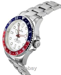 Ratio FreeDiver GMT White Dial Automatic Diver's 200M RTF061 Men's Watch