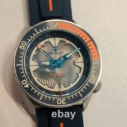 Revelot R10 Admiral GMT Greystorm Steel Automatic 200m Dive Watch with bracelet