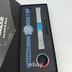 Ridge Land & Sea GMT Watch 42mm, Navy Stainless Steel RW42NV
