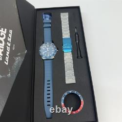 Ridge Land & Sea GMT Watch 42mm, Navy Stainless Steel RW42NV